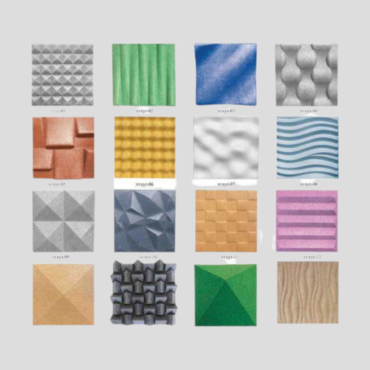 3D acoustic tiles/Panels